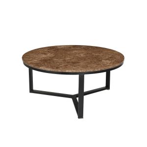 Livingfurn Senna salontafel 80 cm - hout - bruin