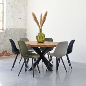 Label51 Capri eetkamerstoel velvet