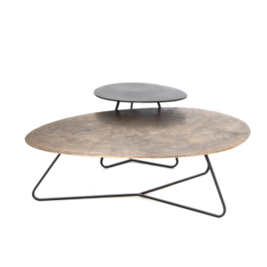 Starfurn Macy salontafel set van 2 - grijs