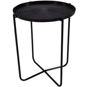 Bijzettafel Sumba Zwart 50 cm