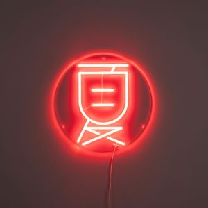 Dutchbone Sya neon wandlamp - zomer