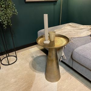 Starfurn Ronde salontafel Daisy - ø40 cm - antiek goud